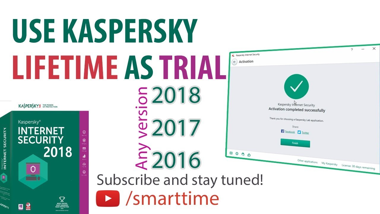 kaspersky reset trial 2018